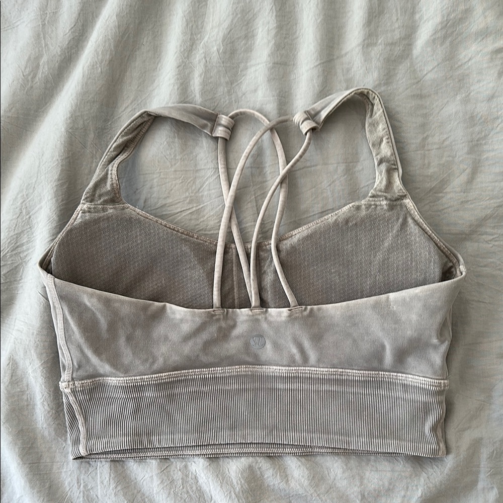Set of 3 lululemon long line strappy sports bras size 8 - Picture 6 of 10